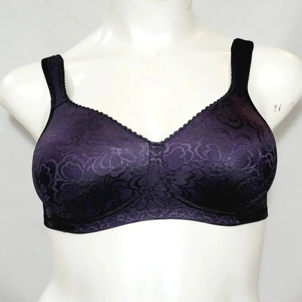 38DD Playtex 18 Hour‎ Lift &  Support Wire Free Bra Black
